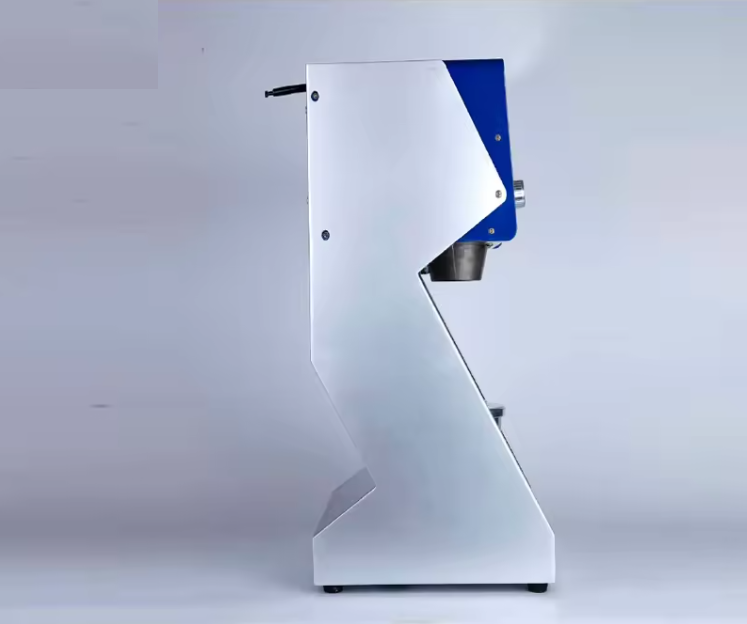 GN-VM7 vacuum mixer side view showing compact benchtop dimensions 13x12x21 inches with built-in vacuum pump and vibration plate for lab slurry preparation