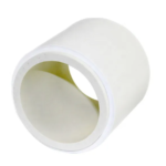 Lithium ion separator roll core with precision wound polyolefin film for lab slitting