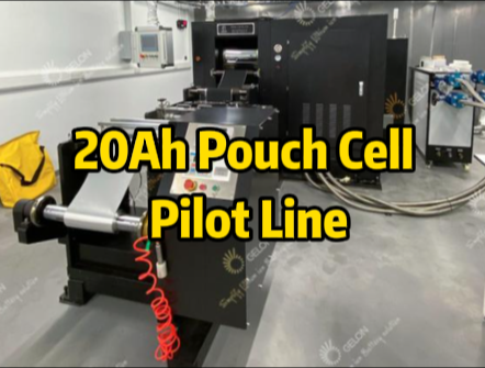 pouch cell battery pilot line
