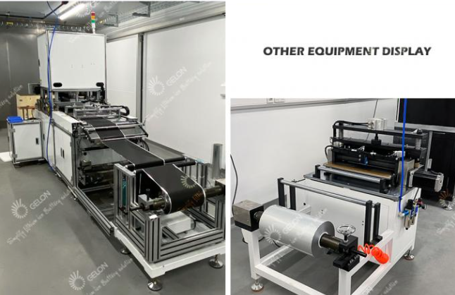 Overhead view of the complete Pouch Cell Pilot Line for lithium ion battery research at a UK university.